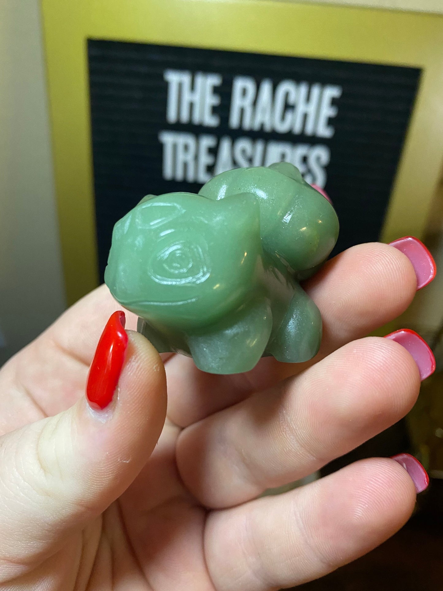 Green Aventurine Bulbasaur