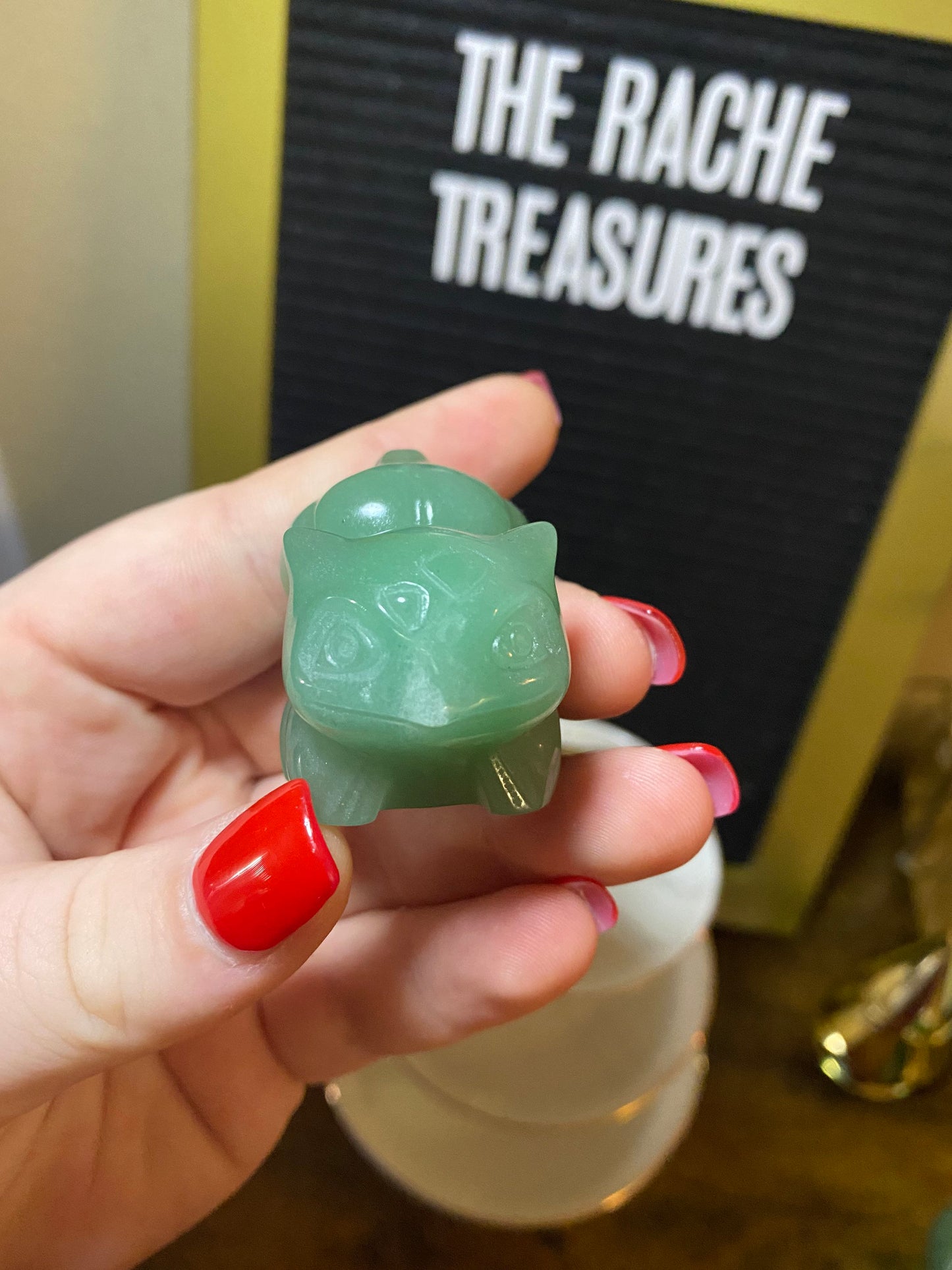 Green Aventurine Bulbasaur