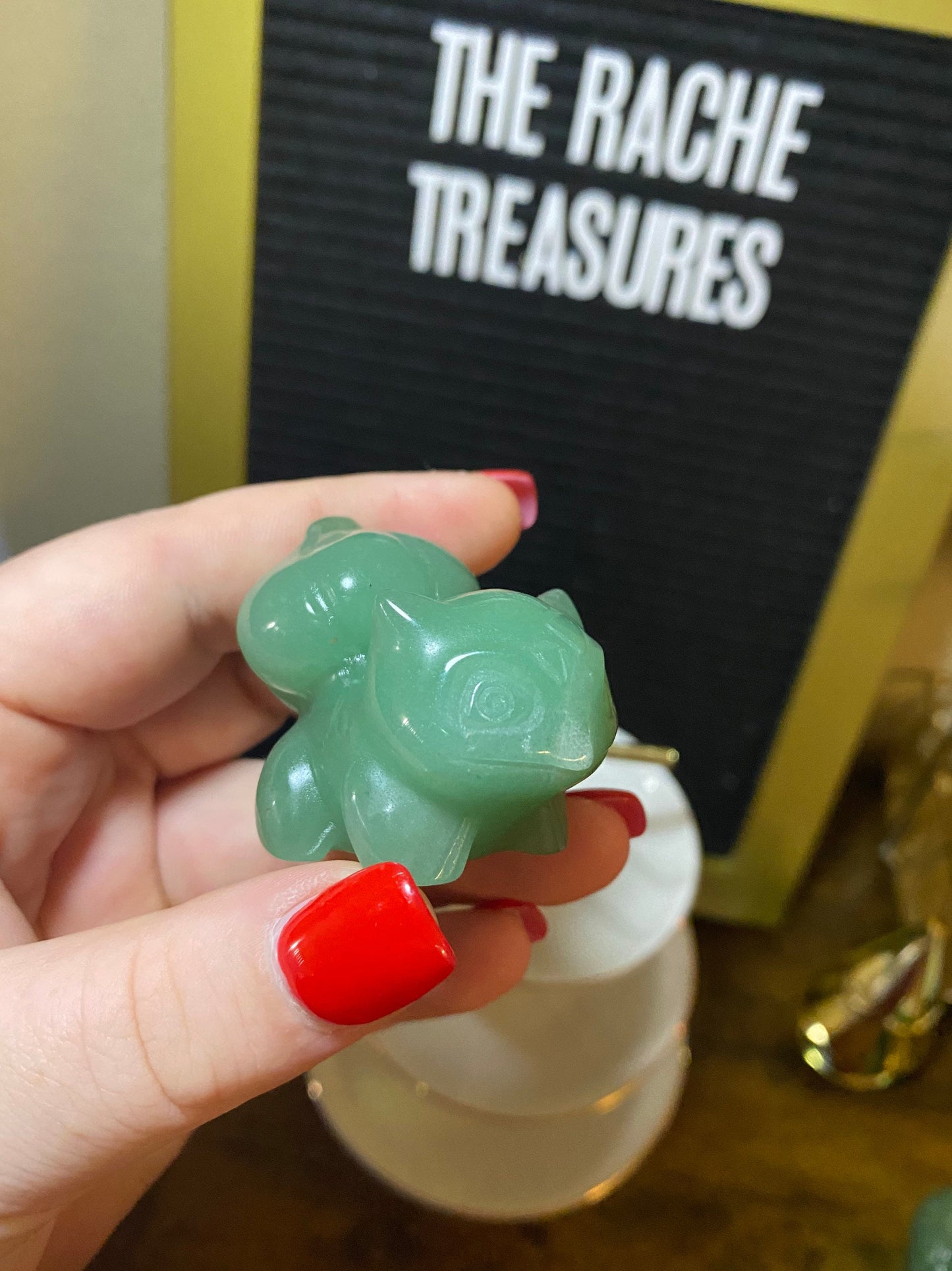 Green Aventurine Bulbasaur