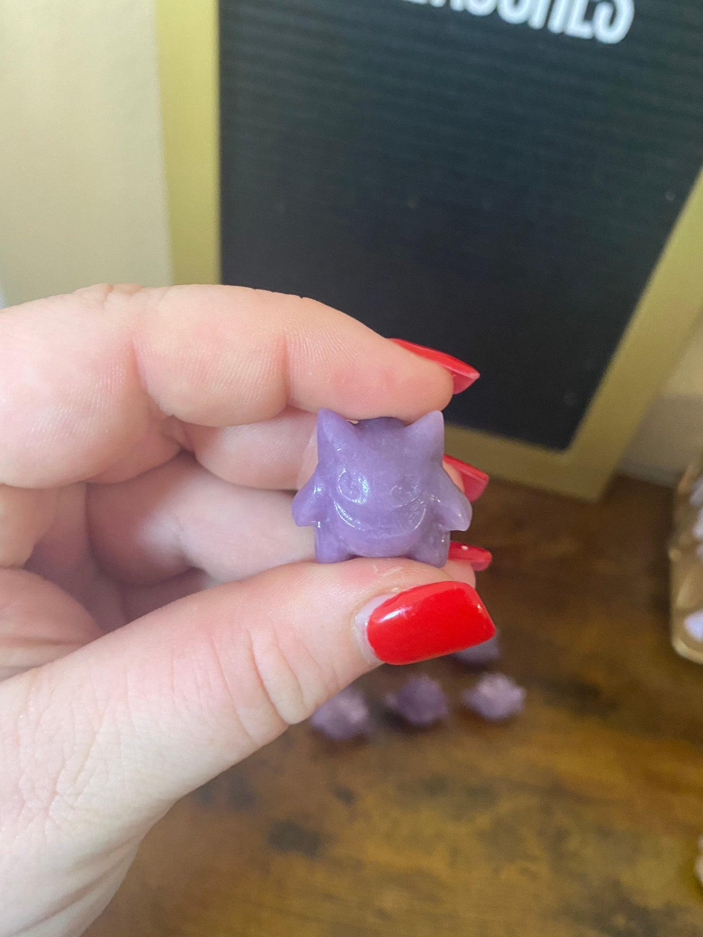 Lepidolite Gengar