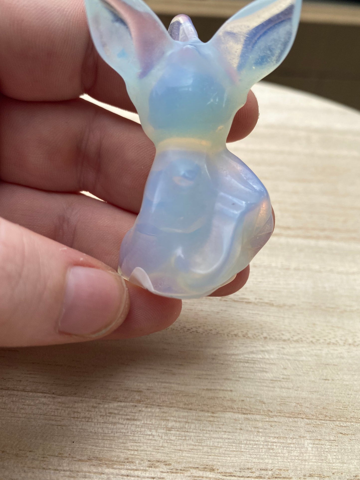 Opalite Leafeon Carving