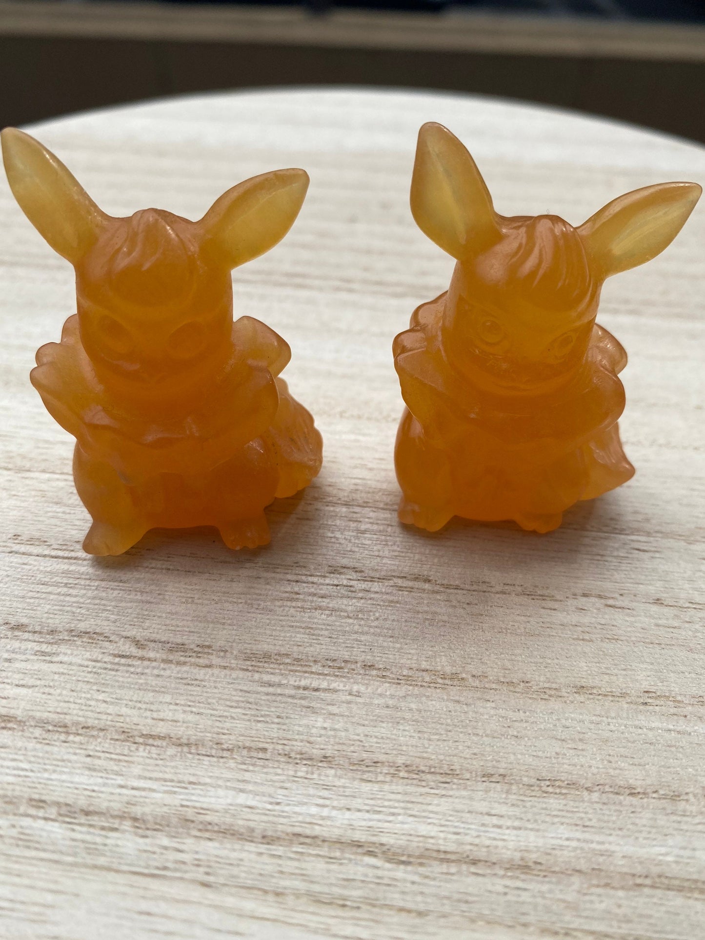 Yellow Jade Flareon Carving