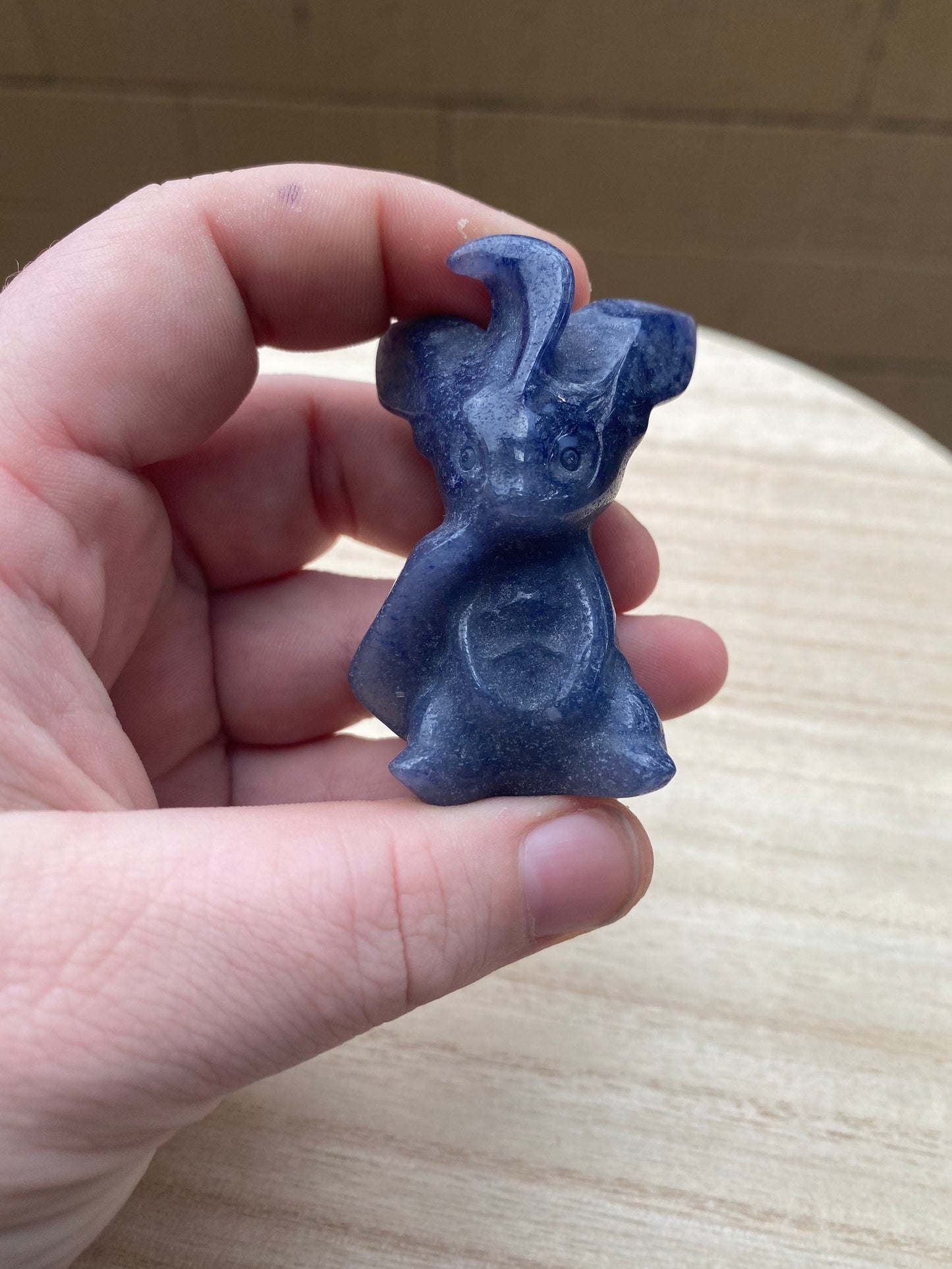 Blue Aventurine Leafeon Carving