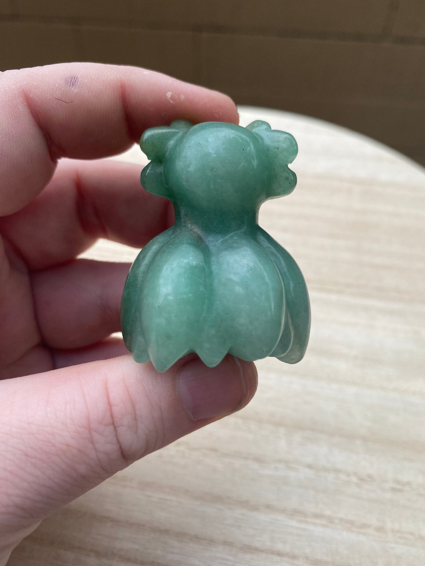 Green Aventurine Bellosom Carving