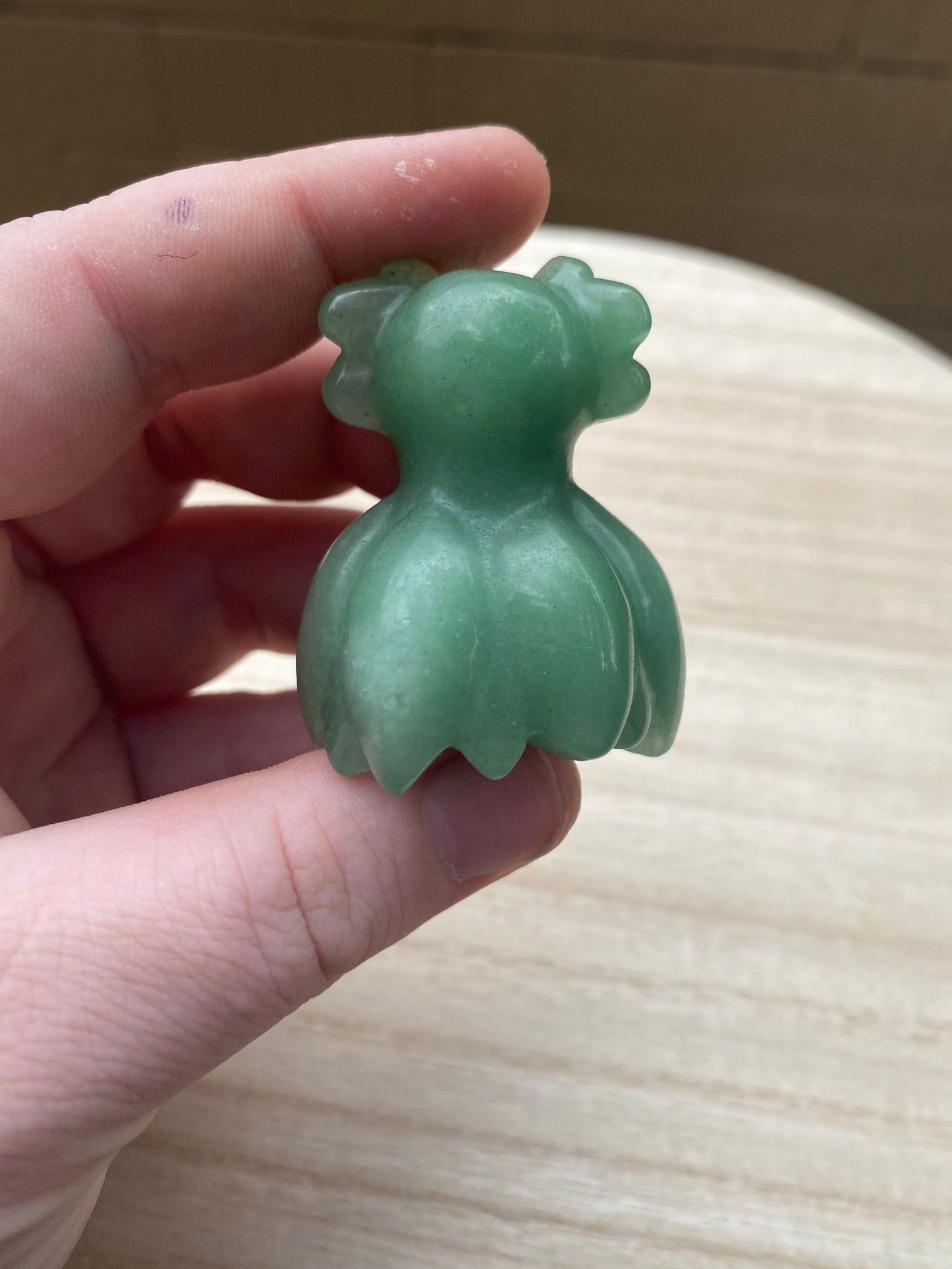 Green Aventurine Bellosom Carving